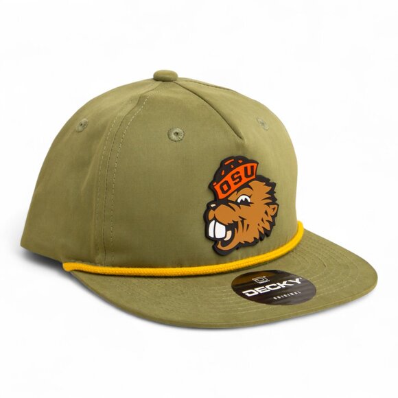 Oregon State Beavers Benny 3D Classic Rope Hat- Loden/ Amber - Picture 2 of 3